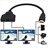 Sys Prise HDMI 1 mâle vers Double HDMI 2 femelle Y adaptateur de câble de répartiteur LCD LED HD TV
