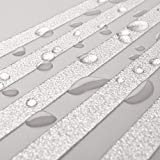 ECENCE 12x bandes antidérapantes pour le bain et la douche antidérapant auto-adhésif 38cm de long 2cm de large presque invisible transparent imperméable 81040305