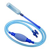 2,3 m Pompe à siphon, Bedee tuyau d'aspirateur Buse d'eau - Gravier Nettoyant pour filtre à sable – auto-amorçage automatique du transfert de liquides