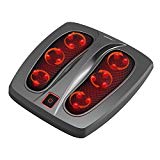 Naipo Massage Shiatsu des Pieds,Masseur Shiatsu Pieds,Appareil de Massage pour Pieds avec Massage Shiatsu Profond, 18 Nœuds de Massage, Fonction Chaleur, Contrôles Tactiles et un Design Ergonomique - Garantie 2 ans