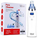 Aspirateur a Point Noir - Nettoyant Visage et Tétine Pore pour Tous les Types de Peau - Brosse Nettoyante Visage - Avec 4 Accessoires de Nettoyage - Pour une Peau Belle et Soignée - Idéal pour les Points Noirs sur le nez et le Visage - Chargement USB - Manuel Français - ECO Friendly - Qualité Suisse