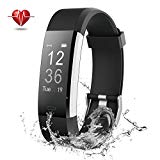 Montre Connectée, NOVETE Bracelet Connecté Sport Cardiofréquencemètre Fitness Tracker d'activité Smartwatch, Bluetooth 4.0 Etanche Podometre, Moniteur cardiaque de poignet pour iPhone iOs et Android