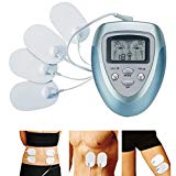 NBD Electrostimulateur Masseur électrique, Appareil D'Électro-Stimulation Musculation Minceur Régime avec Lot de 4 électrodes Patchs de remplacement, Appareil de Massage Dos et épaule et 8 niveaux d'intensité ajustables Pour Traiter de Tension Musculaire du Dos, de la Nuque, la Sciatique et les Douleurs Musculaires