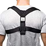 Supportiback appareil orthopédique thérapeutique pour le haut du dos, corrige la posture, sangles rembourrées épaisses, réglable, se porte comme un sac à dos