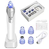 Extracteur Points Noirs, TopDirect Extraction Multifonctionnel Nettoyant Facial Aspirateur à point Dispositif de Beauté d'aspiration avec Chargeur USB et 4 Tête d'aspiration