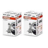 2 x OSRAM H7 64210 Tech 12 V 55 W PX26d 64210 CLC Lot de 2 lampes voiture Lampes à incandescence