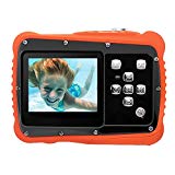 PELLOR Mini Caméra Etanches Anti-Choc Appareil Photo Enfants Jouet Extérieur (Noir)
