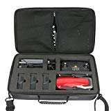 pour DJI Mavic Air Drone Quadricoptère, fit 3 batteries de drones, fit pour 3 batteries de drones, adaptateur d'alimentation de chargeur de batterie et télécommande EVA Dur Cas Voyage Etui Housse Sac Case by Khanka