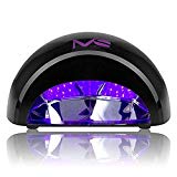 MelodySusie VIOLETILI Sèche Ongles Lampe LED pour Gel LED - 12W Noir