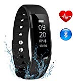 VICTSING Montre Connectée, Bracelet Connecté Fitness Tracker d'Activité Montre Cardio Sport avec Cardiofréquencemètre,Sommeil,Podomètre,Calories,Mode multi-sport pour iPhone Android Femme Homme