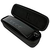 Khanka EVA Dur Cas Voyage Etui Housse Sac Case pour Anker Premium Stereo Portable Wireless Bluetooth 4.0 Speaker haut-parleur (A3143) - Noir. Fits USB Câble et 3.5MM Audio Câble