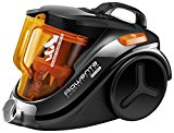 Rowenta RO3753EA Aspirateur Sans Sac Compact Power Cyclonic Brosse Parquet Efficacité Energétique A 750W Noir et Orange