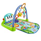 Fisher-Price Tapis Musical d'Éveil et d'Activité Piano pour Bébé, Aire de Jeu, avec 4 Modes, dès la Naissance, BMH49