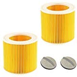 Filtre cartouche de qualité supérieure pour aspirateur Karcher humide et sec (lot de 2)