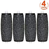 [Lot de 4] Canwn Extra Rugueux Rouleaux de Remplacement pour Scholl Velvet Smooth Express Pedi Râpe Electrique Rouleaux de Rechange pour Scholl Velvet Smooth Râpe Wet & Dry