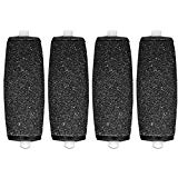 CSL Lot de 4 rouleaux de remplacement aux Cristaux de Diamants compatibles avec la râpe électrique Scholl Velvet Smooth
