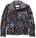 Quiksilver Mission Printed Youth Veste de Ski Garçon, Hieline Blue, FR : 12 Ans (Taille Fabricant : 12/L)